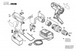 Bosch 0 601 948 360 3850 Batt-Oper Screwdriver 18 V / Eu Spare Parts